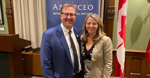 Dave Bulmer and Marit Stiles