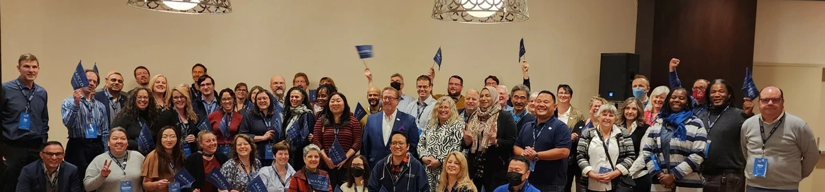 Crowd gathered for the Activists and Leaders Forum spring 2023