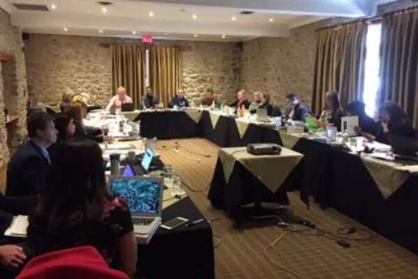 AMAPCEO Board at planning session in March 2017