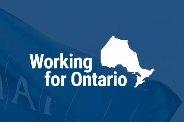 Working For Ontario Carousel Header