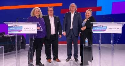 A photograph from the virtual 2021 Annual Delegates' Conference