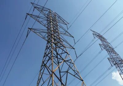 A photo of powerlines