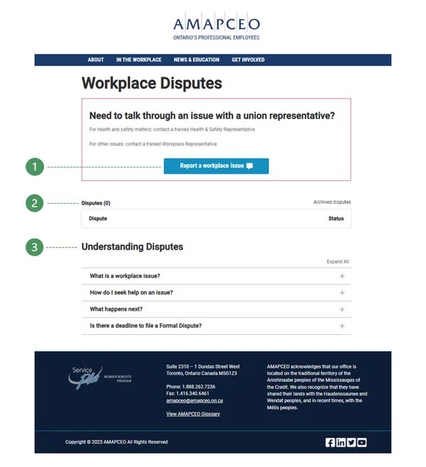 Image of Workplace Disputes page
