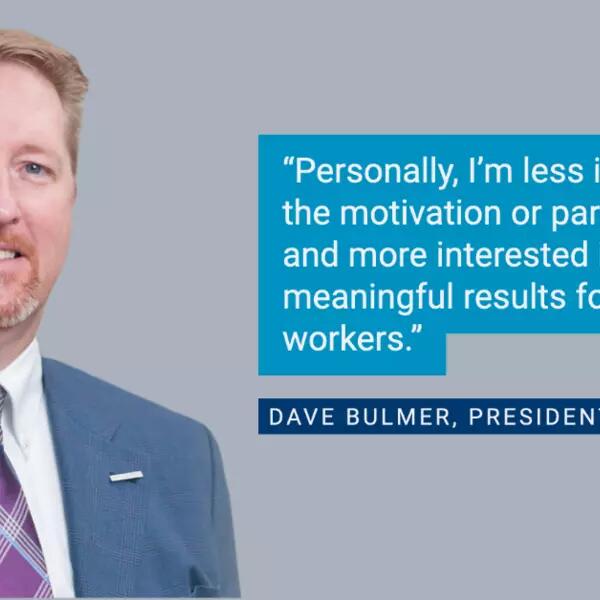 Image of Dave Bulmer, president of AMAPCEO