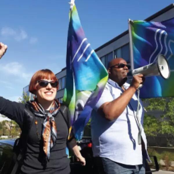 Two member of OPSEU strike